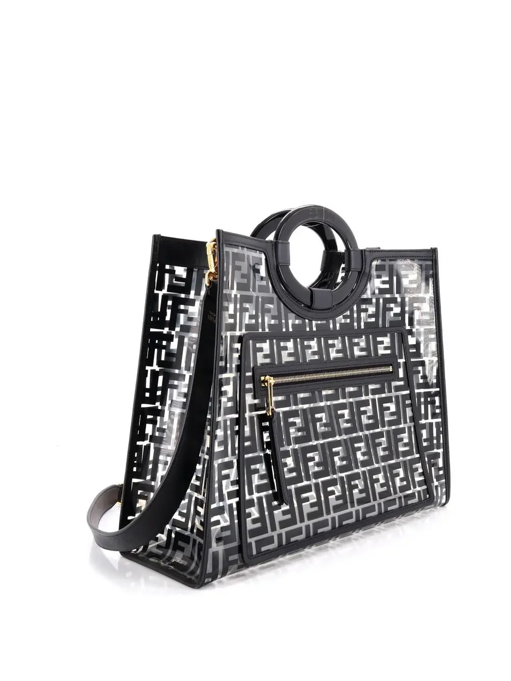 Fendi Runaway Shopper Tote Zucca Pu #325975F13B